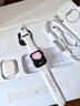 Apple/苹果 Watch S11 智能手表GPS款42毫米玫瑰金色铝金属表壳淡桃粉色运动型表带S/M MEUN4CH/B 实拍图
