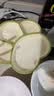 COOKSS宝宝餐盘硅胶学吃饭分格儿童餐具辅食碗餐盘带吸盘 双拼绿 实拍图