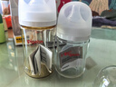 贝亲（Pigeon）防胀气 玻璃奶瓶160mlS码+PPSU奶瓶240mlM码 1-6个月奶瓶套装 实拍图