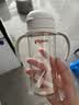 贝亲（Pigeon）自然成长翻盖直饮吸管 大童奶瓶330ml 经典款 18月+  AA278 实拍图