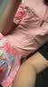 特步（XTEP）儿童泳衣女童连体裙摆游泳衣女大中小童宝宝温泉泳装女 粉色140 实拍图