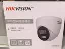 海康威视（HIKVISION）监控摄像头400万2K高清全彩夜视poe供电AI人形检测可对讲商超室内外半球K34HV2-LT E3S4M-P 2.8MM 实拍图
