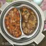 韩派太极斧电压力锅双胆电压力锅家用鸳鸯电饭锅高压锅一体4L智能全自动一锅两煮4-6个人 米白色（鸳鸯胆+标准胆+蒸盘） 4L 实拍图