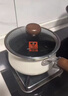 康巴赫珐琅奶锅无涂层婴儿宝宝辅食锅泡面锅健康多功能蒸煮一体牛奶小锅 【健康无涂层】珐琅不粘奶锅+不锈钢蒸屉 18cm 内外珐琅 | 加厚锅身 | 不挑炉灶 实拍图