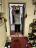 易持健（YICHIJIAN）单杠家用室内引体向上器家庭门上单杠免打孔落地成人拉伸健身器材 【安装距离78-100CM】落地双支撑 实拍图