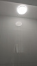 雷士（NVC）LED吸顶灯现代简约卧室书房过道阳台IP40照明 如雪黑36W 实拍图