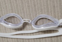 速比涛（Speedo）Edge精工泳镜高清防水防雾泳镜游泳装备男女通用 白色 实拍图