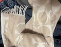 蔻驰（COACH）【品牌直供】男女同款经典标志流苏绵羊毛围巾裸色CU807送男女友 实拍图