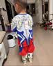 ULTRAMAN万圣节正版赛罗奥特曼衣服夏男童速干短袖T恤套装童装男孩101cm 实拍图