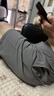 宜而爽男士睡衣男夏季薄款棉套头短袖短裤宽松休闲印花家居服套装送男友 实拍图