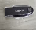 闪迪（SanDisk）128GB USB3.2 U盘 CZ550黑色 读速100MB/s 安全加密 数据恢复 学习办公电脑车载 高速大容量优盘 实拍图