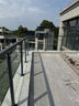 GZ GUO ZHENG楼梯扶手玻璃护栏农村自建房不锈钢阳台栏杆自装室内家用卡槽立柱 黑色内凹槽有扶手立柱850高单支 实拍图