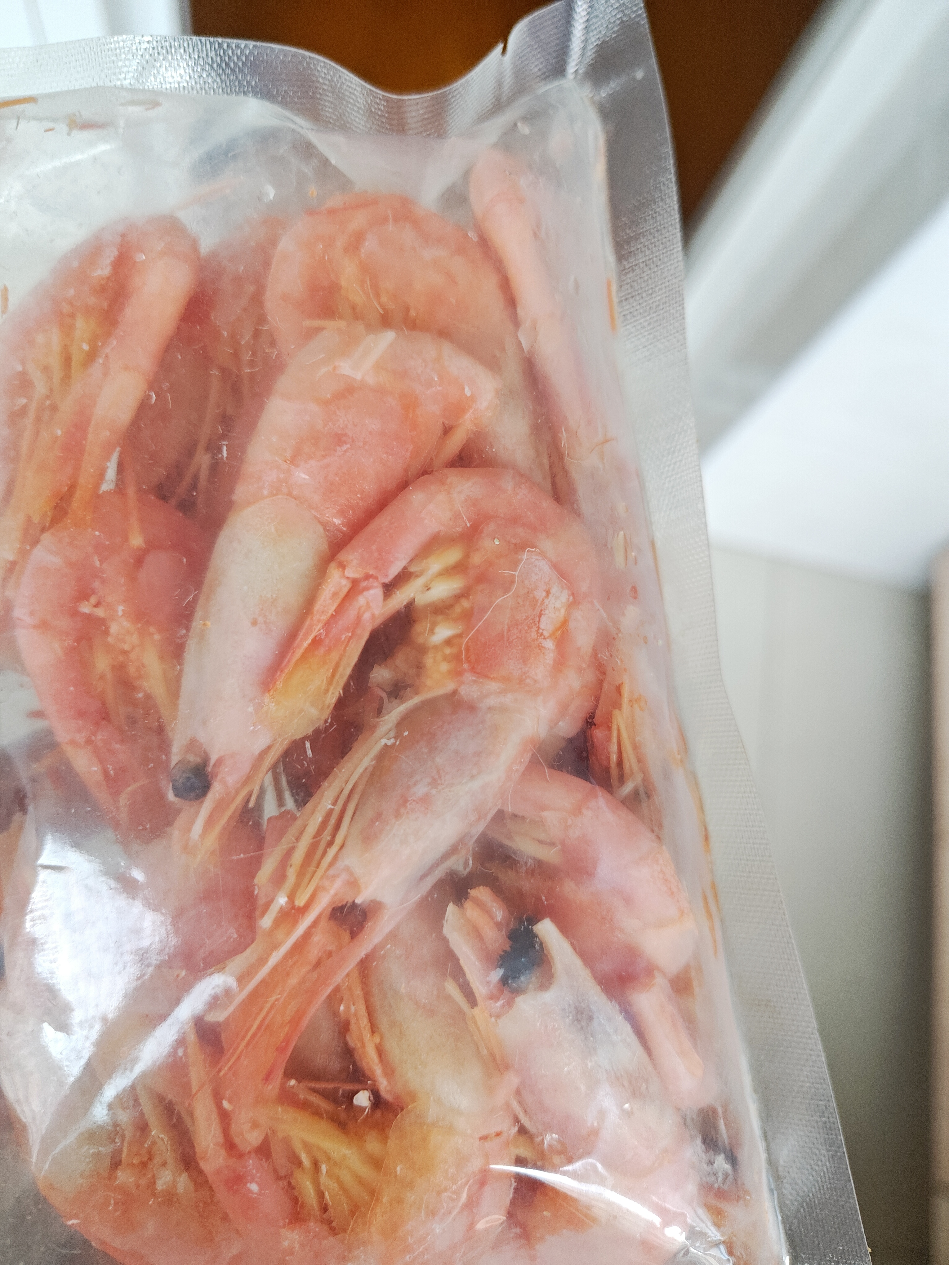 仁豪水产腹籽北极甜虾净重2斤 特大号 70/90规格 腹籽率80% 北极籽虾 实拍图
