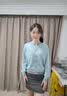 雾道针织衫女外套毛衣女款2026新款秋款女上衣洋气款撞色针织开衫 实拍图