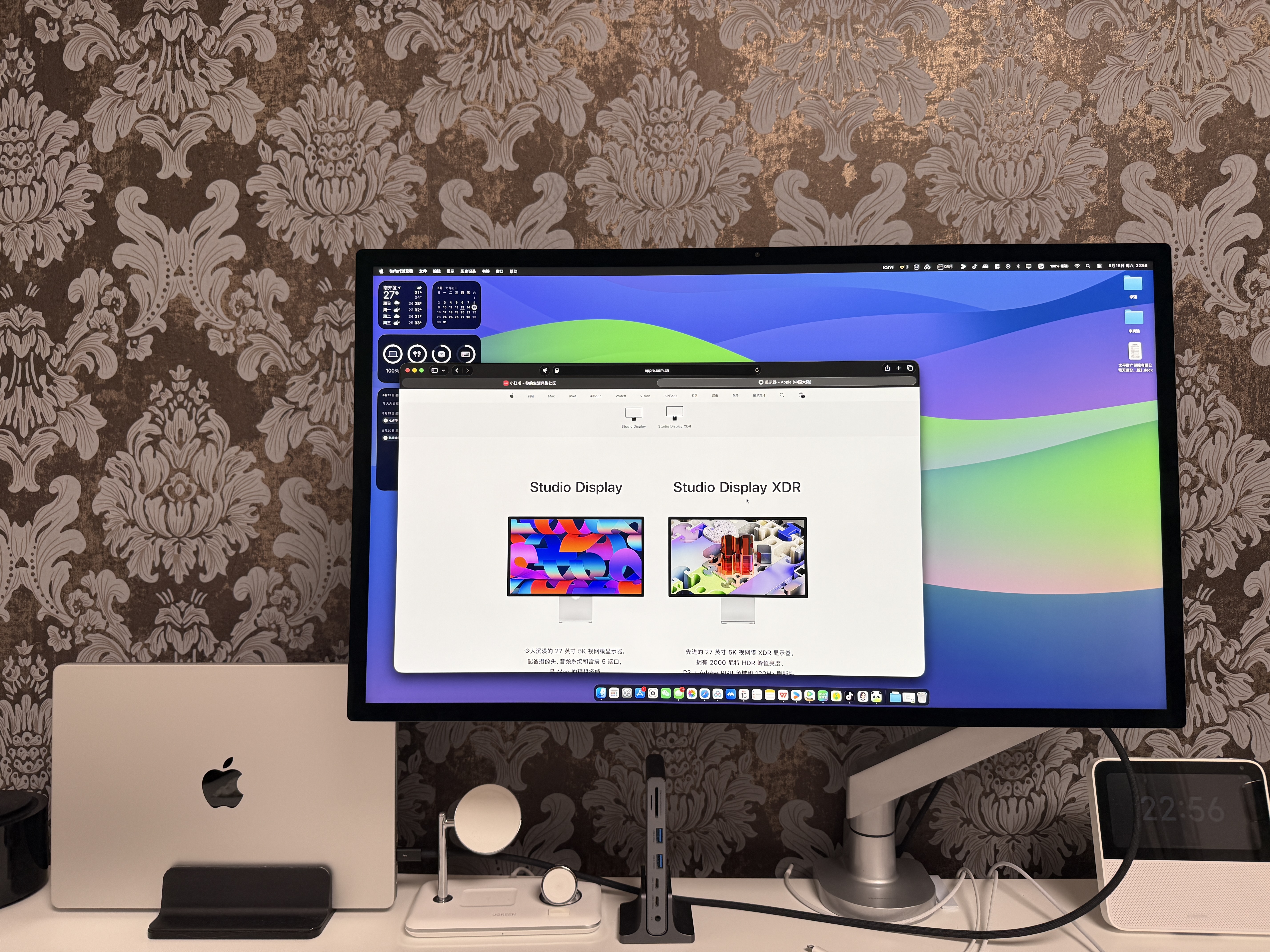 Apple/苹果/苹果 27英寸5K Studio Display-标准玻璃带VESA支架转换器 笔记本电脑显示器 实拍图