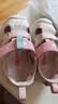 基诺浦（ginoble）凉鞋儿童学步鞋夏季8-18个月男女宝软底机能鞋GB2426白色/粉色 实拍图