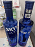 深蓝（SKYY）SKYY 伏特蓝天伏特加 原瓶进口洋酒750ML*2双支礼盒装 送礼 实拍图