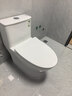 九牧（JOMOO）马桶 家用虹吸式马桶大冲力节水坐便器 防臭瞬冲 易洁抗菌马桶 行业爆款-升级无棱内壁11370-400坑 实拍图