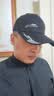 红蜻蜓 帽子男夏天遮阳帽户外网眼棒球帽防晒透气太阳帽钓鱼鸭舌帽 黑色【头围55-62CM】 均码 帽围（55-62CM） 实拍图