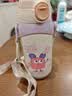 babycare儿童保温杯水壶吸管杯大宝宝学饮杯316不锈钢双饮上学600ml 实拍图