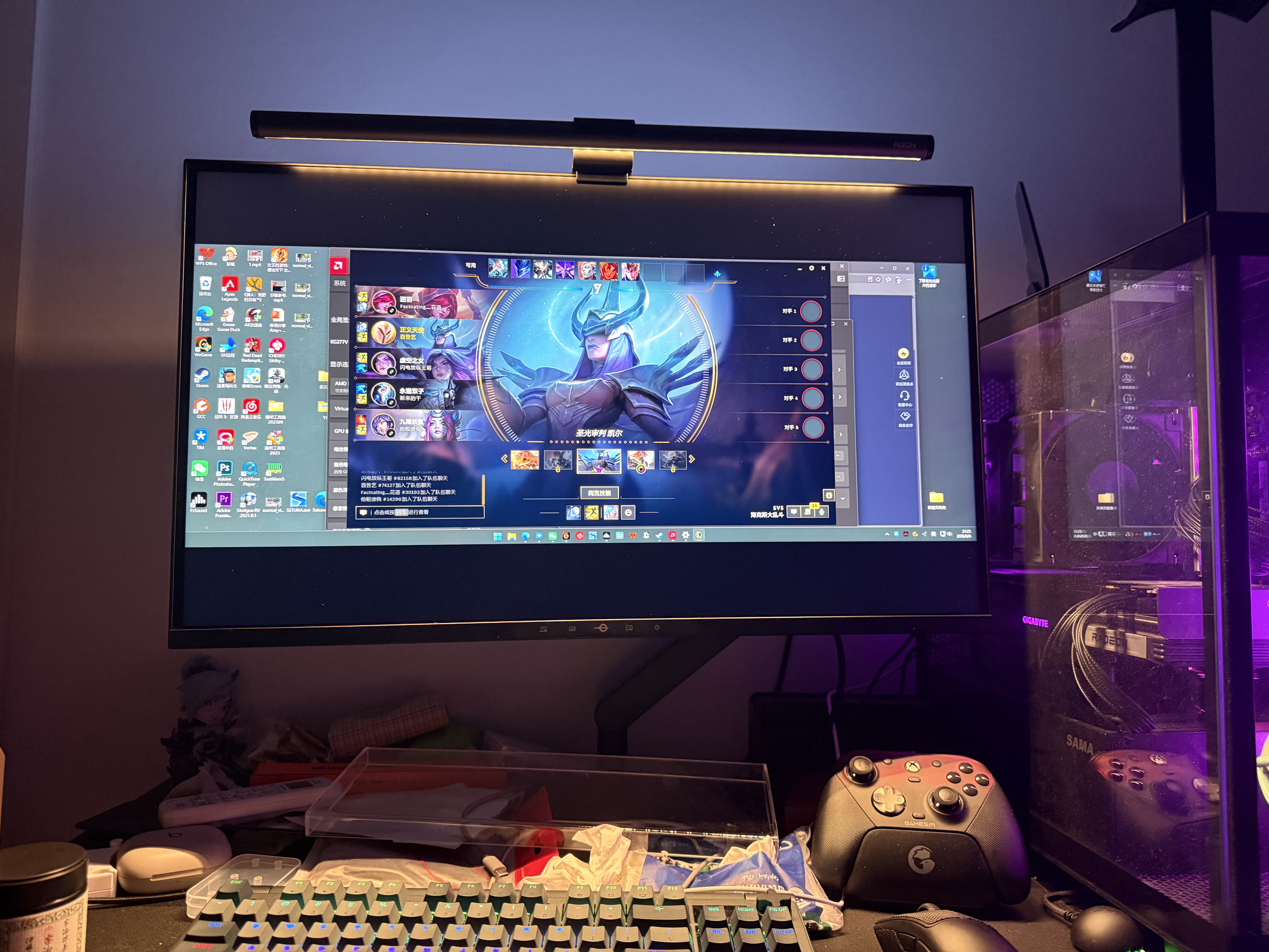 泰坦军团27英寸4K 升级165Hz 双模 520Hz超高刷 双侧入光DyDs0.5ms HDR500电竞显示器 战魂KG277V PLUS 实拍图