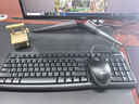 罗技（Logitech）MK120 键鼠套装 有线键鼠套装 办公键鼠套装 电脑键盘 USB即插即用 全尺寸 黑色 实拍图