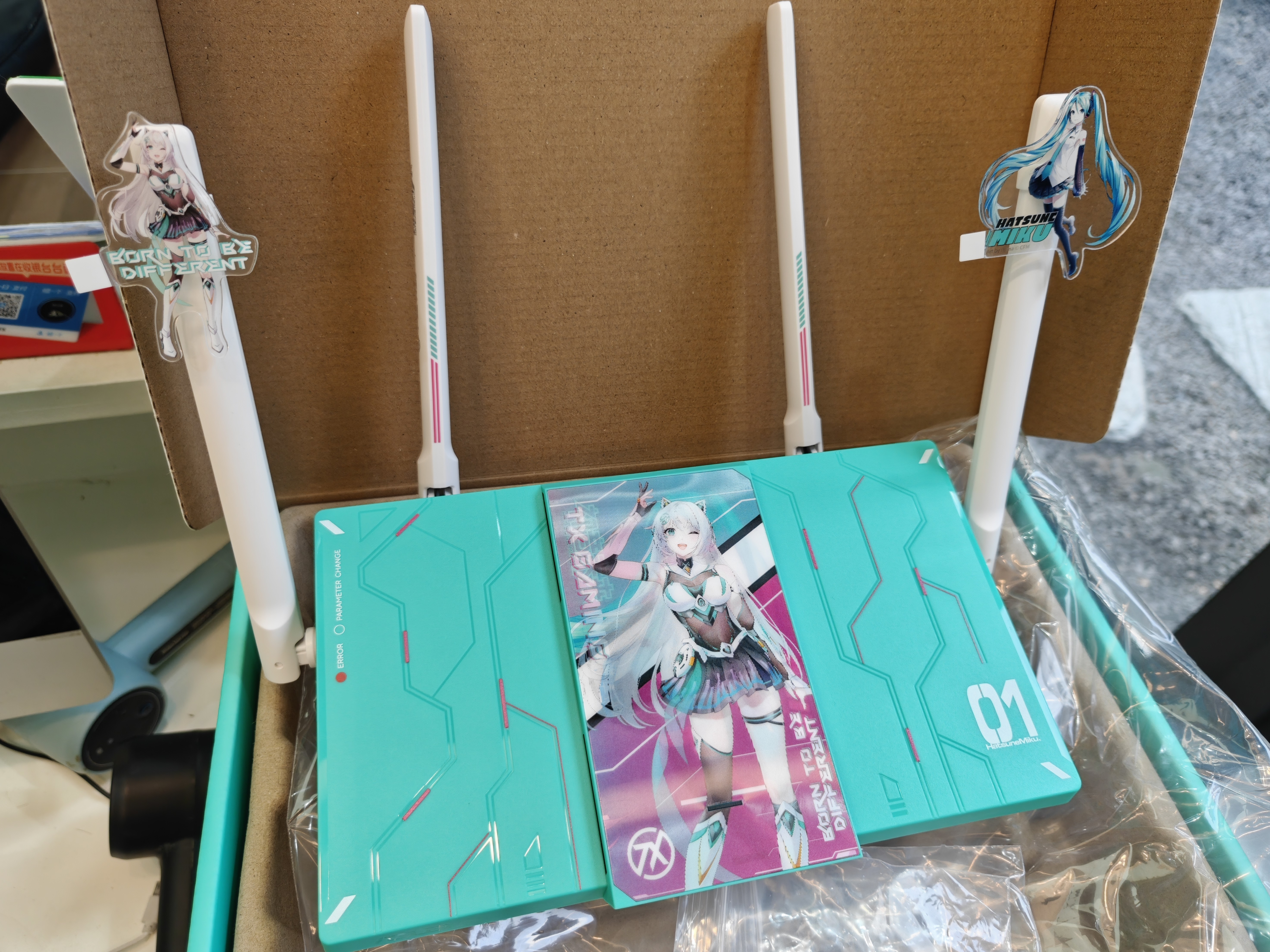 华硕（ASUS）天选游戏路由2 初音未来版WiFi7路由器电竞游戏无线千兆路由信号增强放大器 2.5G口 Aimesh随心组 实拍图