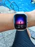 荣耀 Haylou Watch 智能手表 NFC版 AMOLED轻薄全面屏 户外运动卫星定位 全天健康监测 星光白 送女友 实拍图