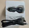 360车载充电器数据线套装1A1C 66W+PD36W双路超级快充HC-69S 点烟器充电头一拖二转换器适用苹果华为 实拍图