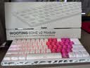 Wooting60hev2 满改 客制化 电竞游戏外设 瓦罗兰特 CSGO 无畏契约 全新磁轴键盘 可代写贺卡 送礼物 满改60HE v2【白水晶爱心】 有线连接61键 实拍图