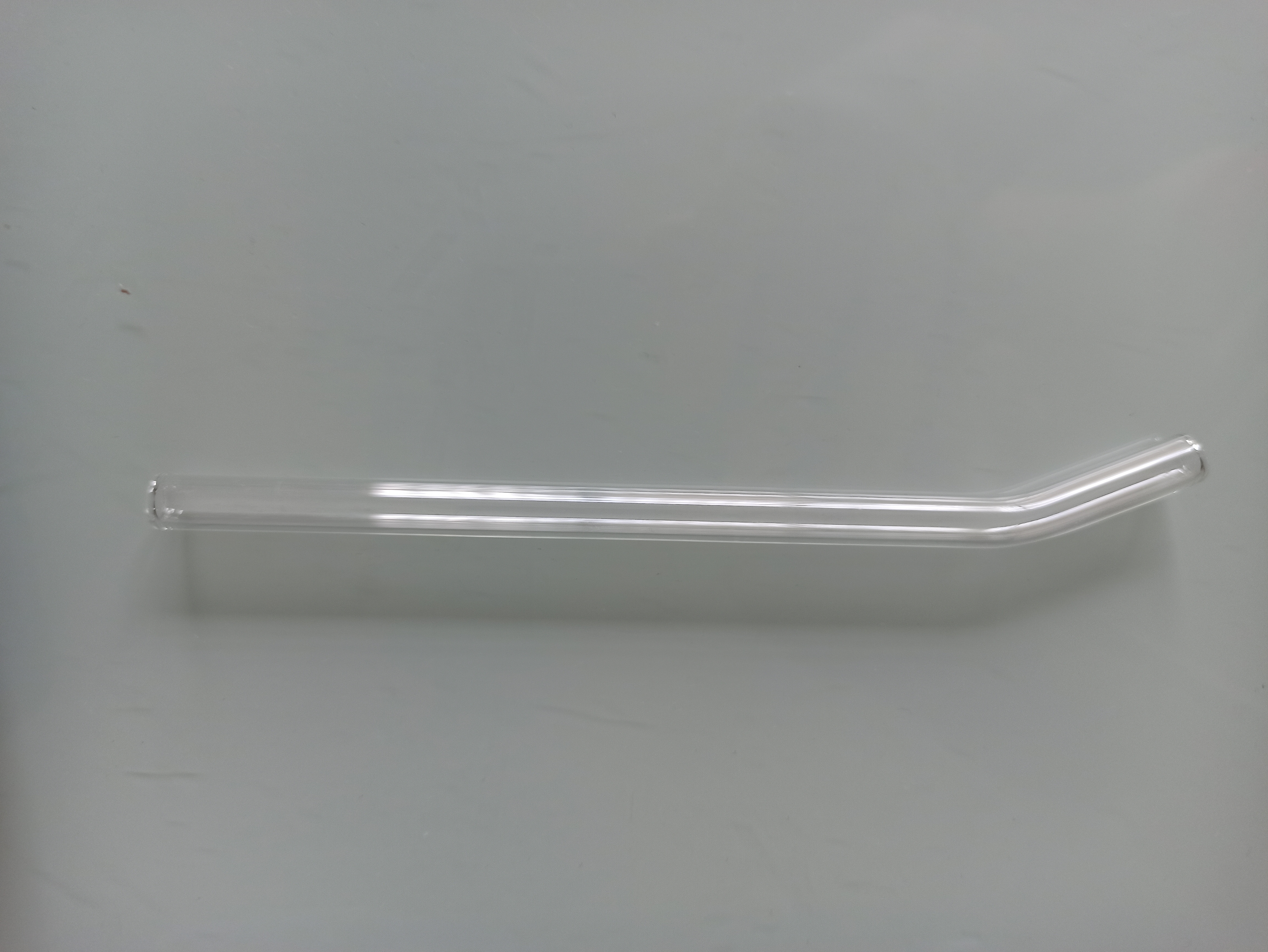耐冷热高硼硅玻璃吸管非一次性搅拌棒透明弯头环保管 透明弯头管【15cm】 1个 实拍图