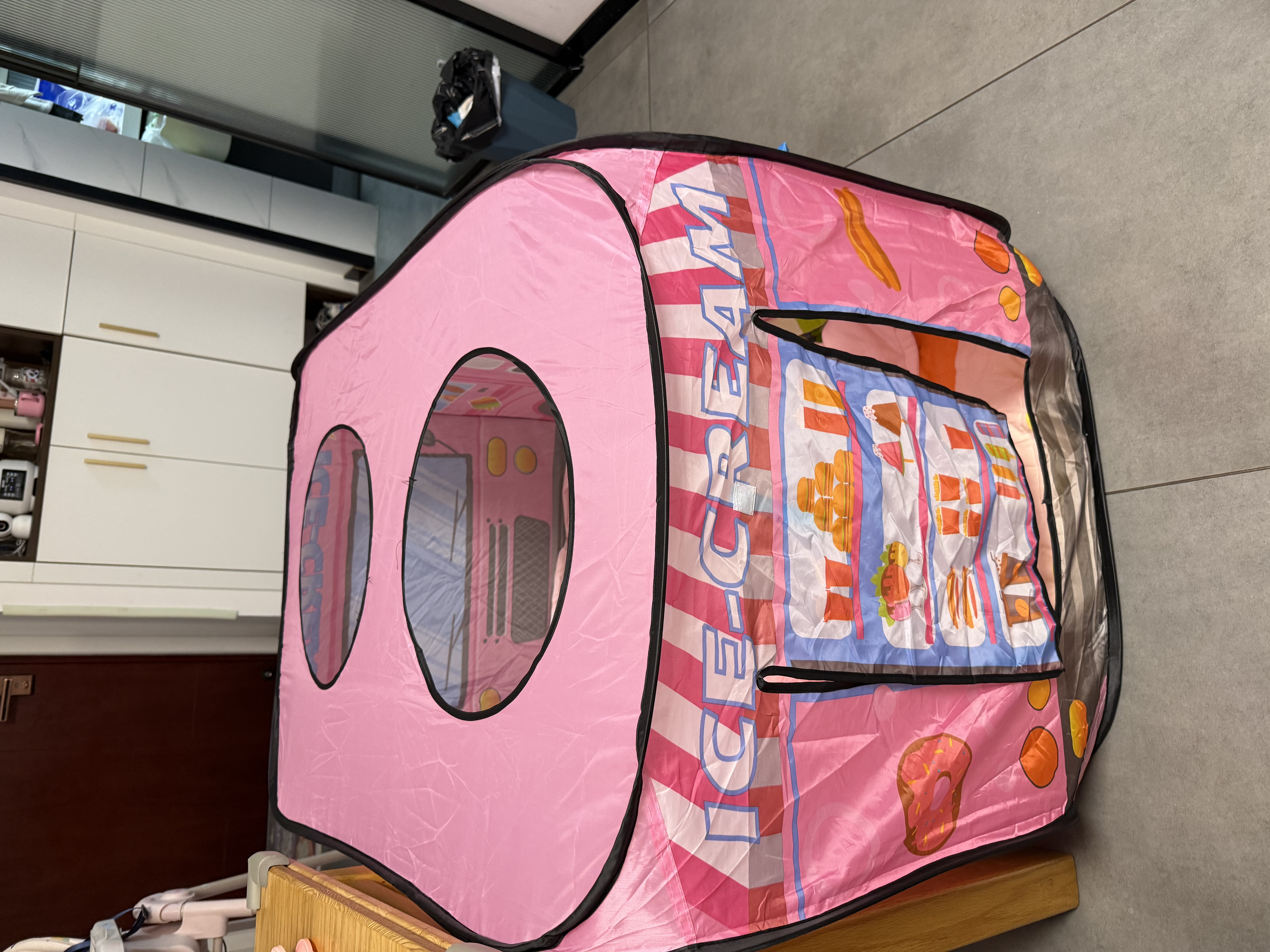 皇恩儿童帐篷超大冰淇淋车家用室内游戏屋户外露营过家家玩具宝宝礼物 实拍图
