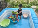 川岛熊儿童游泳池宝宝小孩室内外家用电动充气史迪仔周边玩具洗澡戏水池 实拍图