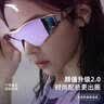 安踏（ANTA）水之瞳2.0近视泳镜游泳眼镜专业高清防雾男女星灰凝紫 400° 实拍图