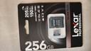 雷克沙（Lexar）256GB TF(MicroSD)存储卡 V30 4K 读205MB/s 大疆Pocket 4P官方推荐 影石Luna内存卡(SILVER PLUS) 实拍图