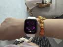 Apple/苹果 Watch S11 智能手表GPS+蜂窝款42毫米玫瑰金色铝金属表壳淡桃粉色运动型表带S/M MF984CH/B 实拍图