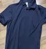 迪卡侬（DECATHLON）凉感Polo衫男女运动T恤夏翻领男短袖宽松半袖公司工服速干T恤 男款-藏青 L 实拍图