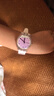 斯沃琪（Swatch）瑞士手表 初高中生双历显示石英腕表考试七夕情人节礼物 无尽雪粉 实拍图