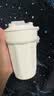 SZTAA保温杯水杯高颜值学生咖啡杯便携316不锈钢长效保温随行杯可乐杯 月牙白480ml【316+杯刷】 实拍图