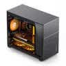 乔思伯（JONSBO）松果D31 MESH版黑色 MATX机箱（双360冷排/ATX电源/Type-c Gen2 10Gbps+/垂直风道/长显卡） 实拍图