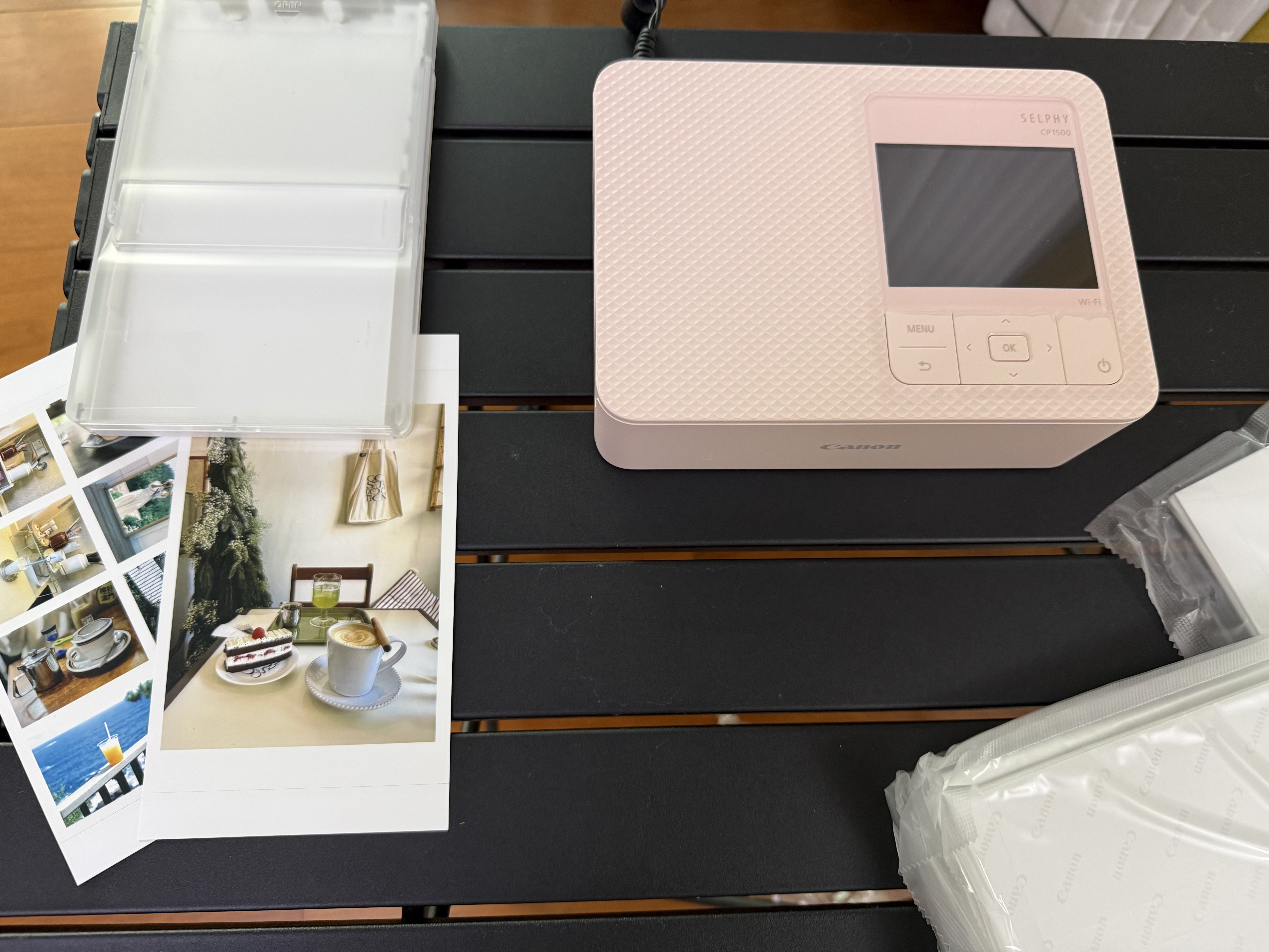 佳能cp1500 手机无线照片打印机 家用热升华小型便携式相片打印机 cp1500粉色 套餐一：单人体验装 实拍图