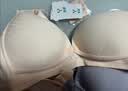 童颜哺乳内衣春秋孕妇文胸双开扣无钢圈聚拢怀孕期喂奶胸罩 蓝灰色80B 实拍图