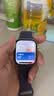 Apple/苹果 Watch S11 智能手表GPS款46毫米银色铝金属表壳雾紫色运动型表带M/L MEVX4CH/B 实拍图