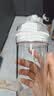 特百惠（Tupperware）晶彩mini塑料杯280ML 男女学生夏季水杯子儿童双饮口便携 珍珠白 实拍图