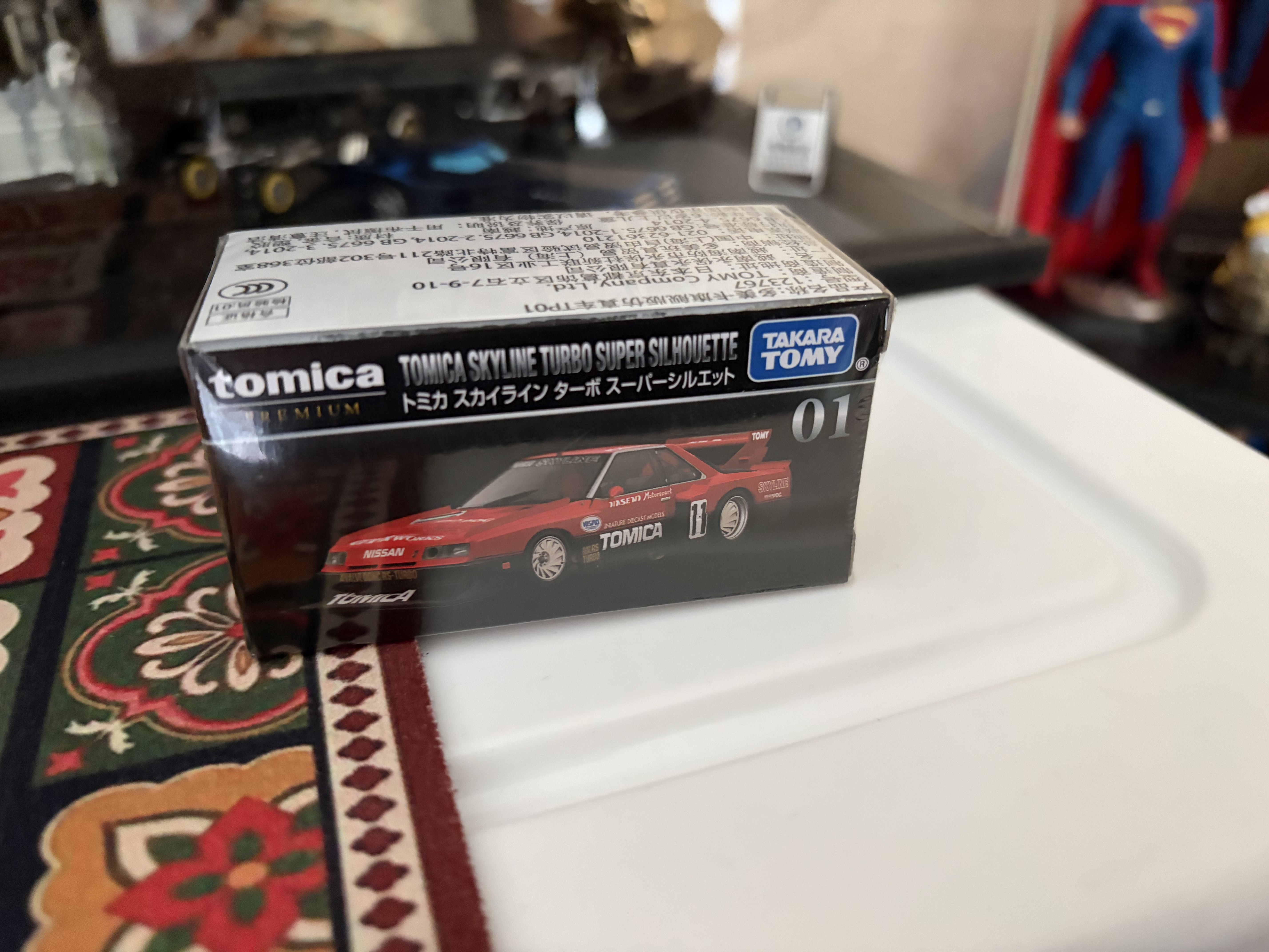 多美卡TOMY合金小汽车模型玩具黑盒旗舰TP01日产尼桑剪影赛车123767 实拍图