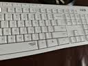 罗技（Logitech）MK295无线键鼠套装 静音办公无线键盘鼠标套装 静音鼠标键盘笔记本电脑键盘薄膜 全尺寸家用104键 【舒适手感 行业热销】轻音简约白 实拍图