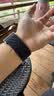 奥鲁姆（AULUMU）C03【新品】适用苹果手表表带apple watch ultra4/3/2/1 s11/s12钛合金尼龙磁吸表带 超薄运动表带 黑色表带【银扣】不含手表 实拍图