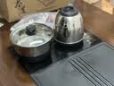 实木大板茶桌椅组合新中式泡茶台办公室家用原木茶几茶具套装一体 【石盘款】+1围椅+4月牙椅-热卖套餐 1.6米【送电磁炉礼包】 实拍图