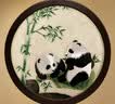 蜀中瑰宝蜀绣双面刺绣熊猫摆件中国特色礼物送老外出国四川成都伴手礼纪念 节节高熊猫 实拍图