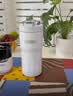 膳魔师（THERMOS）榨汁杯榨汁机小型便携水杯保温杯果汁机水杯一体家用果蔬充电果汁杯冰沙机奶昔机搅拌杯打汁随行杯 【白色款】双层真空保温 实拍图